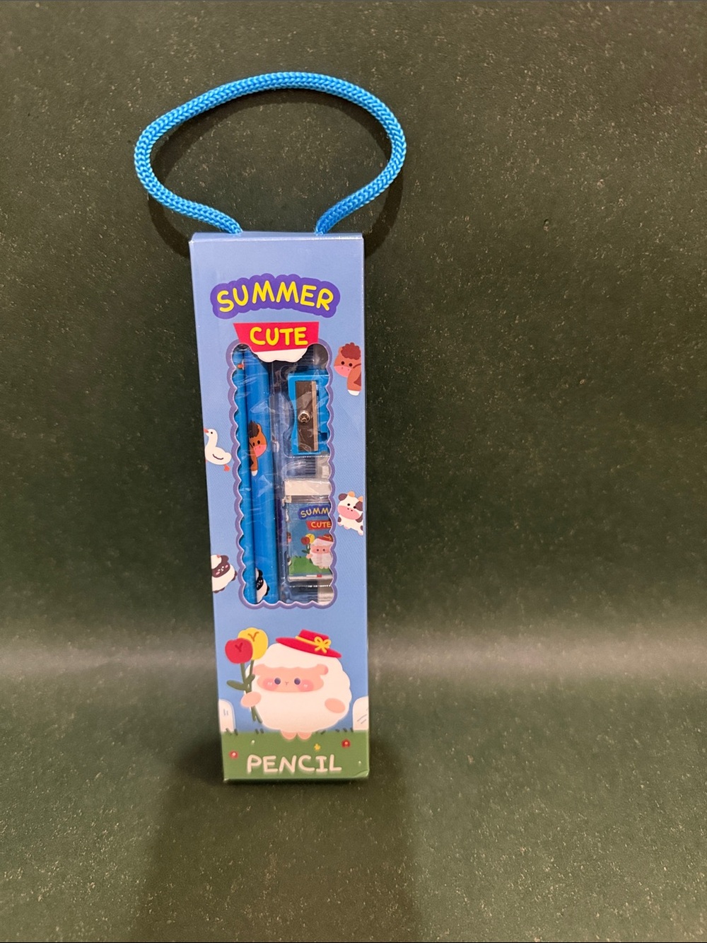 Kids Blue Pencil Set